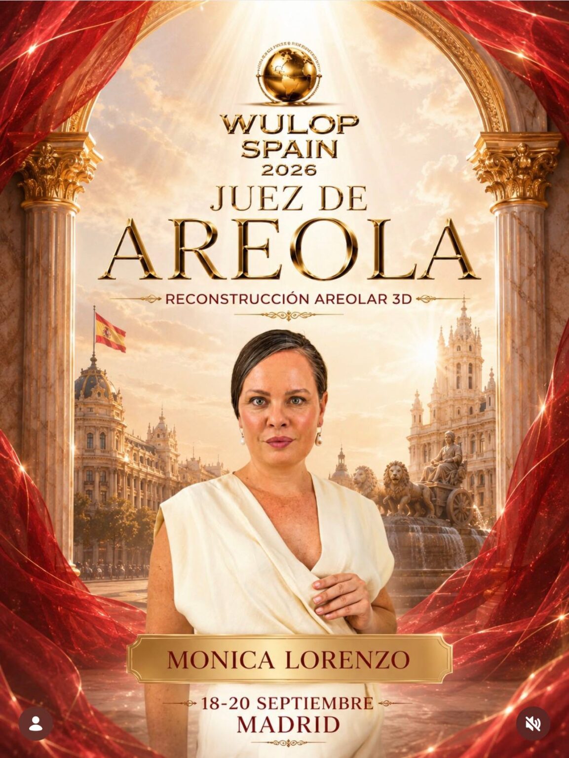 Mónica Lorenzo, micropigmentadora reconocida a nivel nacional e internacional como referente en micropigmentacion de areolas, convocada jurado en Wulop España.